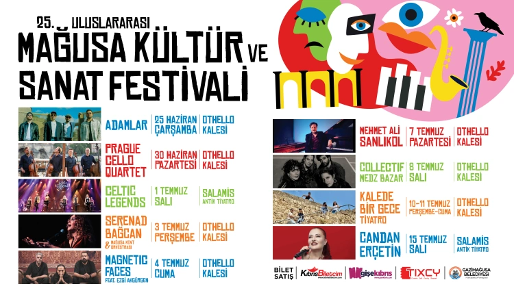 KKTC Mağusa Kültür Sanat Festivali 2025 Programı