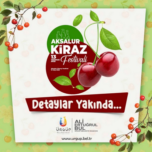 Aksalur Kiraz Festivali 2025 Etkinlik Programı